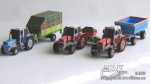 Traktoren mit Anhänger